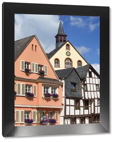 Typical buildings, Bernkastel-Kues, Rhineland-Palatinate, Germany