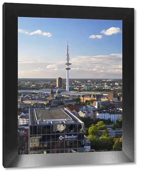 View of Television Tower, Hamburg, Germany