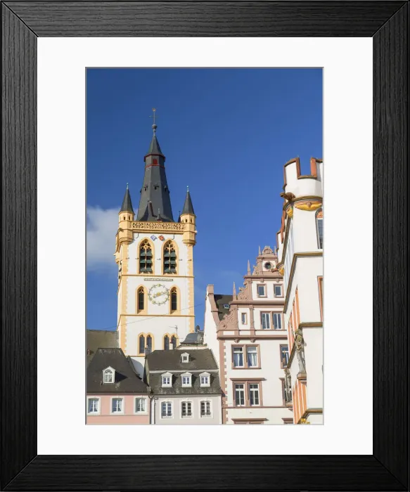 Framed Print : Market Square, Trier, Rhineland-Palatinate, Germany Framed Print : Market Square, Trier, Rhineland-Palatinate, Germany