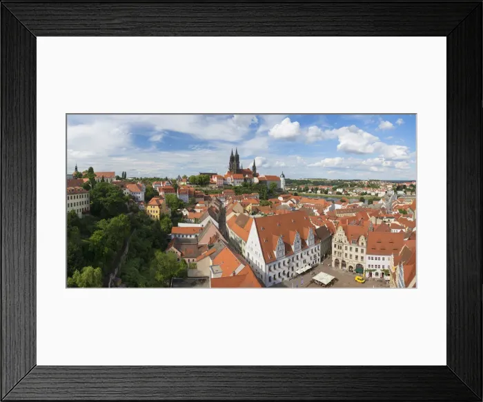 Framed Print : View of Meissen, Saxony, Germany Framed Print : View of Meissen, Saxony, Germany