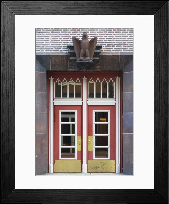 Framed Print : Door of Kontor 10 in Kontorhausviertel area (UNESCO World Heritage Site), Hamburg Framed Print : Door of Kontor 10 in Kontorhausviertel area (UNESCO World Heritage Site), Hamburg