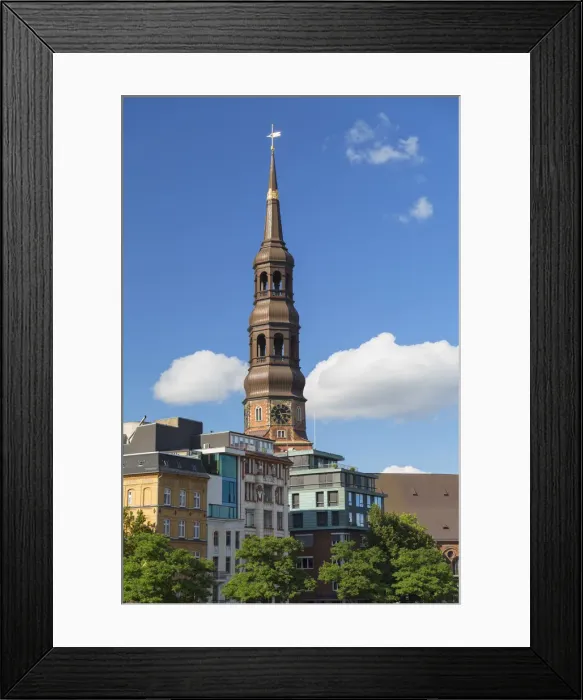 Framed Print : St Katharinen Church, Hamburg, Germany