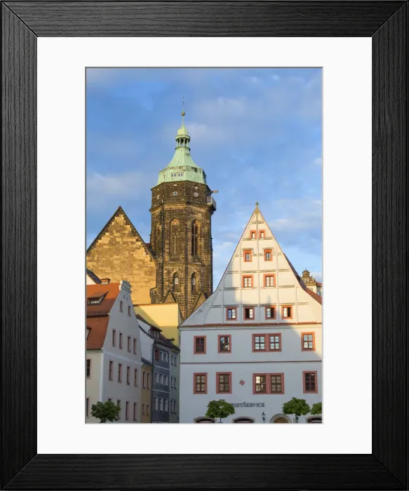 Framed Print : St Marien Church, Pirna, Saxony, Germany Framed Print : St Marien Church, Pirna, Saxony, Germany