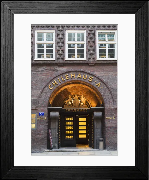 Framed Print : Chilehaus building in Kontorhausviertel area (UNESCO World Heritage Site), Hamburg Framed Print : Chilehaus building in Kontorhausviertel area (UNESCO World Heritage Site), Hamburg