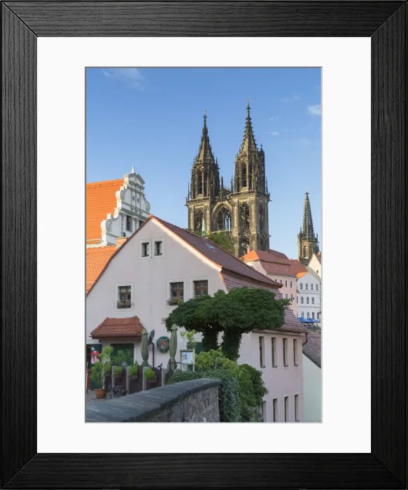Framed Print : View of Cathedral, Meissen, Saxony, Germany Framed Print : View of Cathedral, Meissen, Saxony, Germany