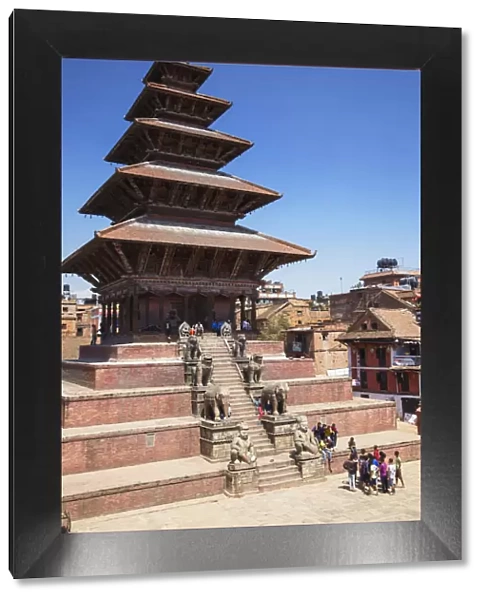 Nyatapola Temple, Taumadhi Tole, Bhaktapur (UNESCO World Heritage Site), Kathmandu Valley