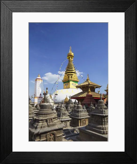 Framed Print : Swayambhunath Stupa (UNESCO World Heritage Site), Kathmandu, Nepal Framed Print : Swayambhunath Stupa (UNESCO World Heritage Site), Kathmandu, Nepal