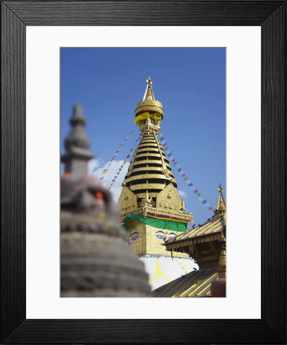 Framed Print : Swayambhunath Stupa (UNESCO World Heritage Site), Kathmandu, Nepal Framed Print : Swayambhunath Stupa (UNESCO World Heritage Site), Kathmandu, Nepal