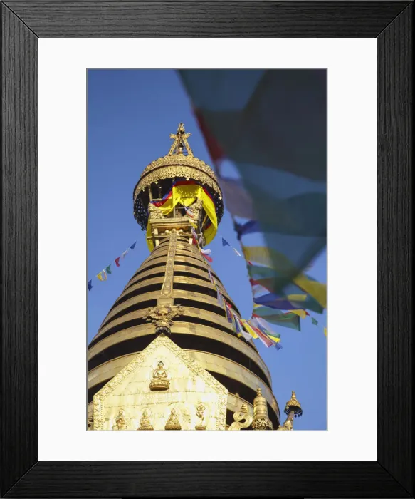 Framed Print : Swayambhunath Stupa (UNESCO World Heritage Site), Kathmandu, Nepal Framed Print : Swayambhunath Stupa (UNESCO World Heritage Site), Kathmandu, Nepal