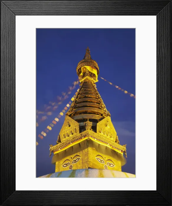 Framed Print : Swayambhunath Stupa (UNESCO World Heritage Site), Kathmandu, Nepal Framed Print : Swayambhunath Stupa (UNESCO World Heritage Site), Kathmandu, Nepal