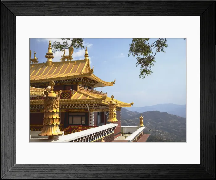 Framed Print : Thrangu Tashi Yangtse Monastery inside Namobuddha complex, Dhulikhel, Kathmandu Valley Framed Print : Thrangu Tashi Yangtse Monastery inside Namobuddha complex, Dhulikhel, Kathmandu Valley