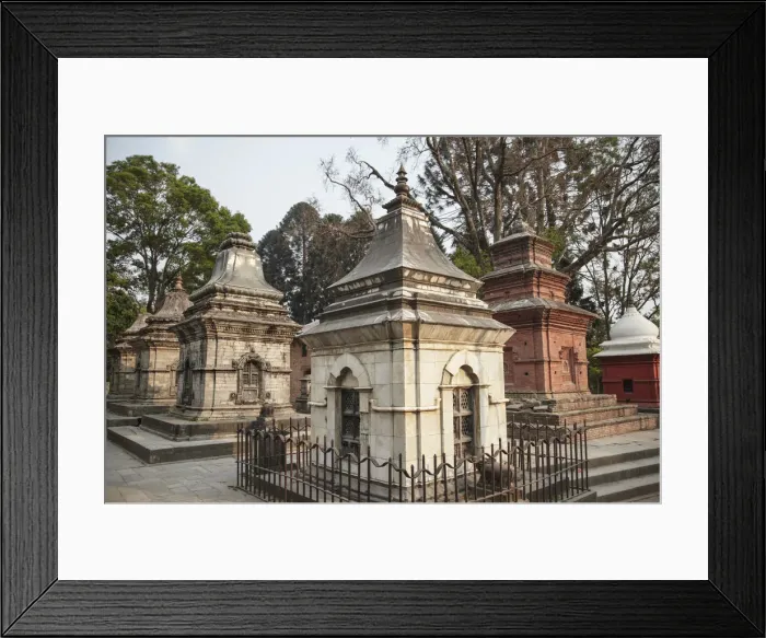 Framed Print : Shiva shrines at Pashupatinath Temple, Kathmandu, Nepal Framed Print : Shiva shrines at Pashupatinath Temple, Kathmandu, Nepal