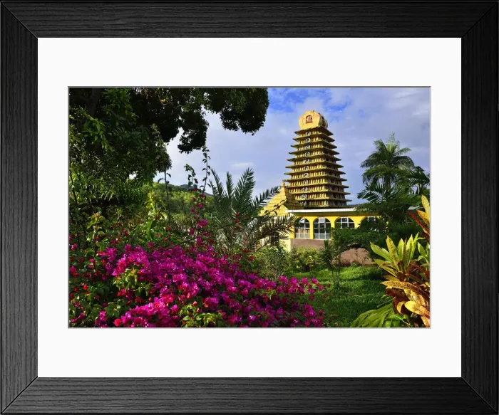 Framed Print : Hindu Temple at Chamarel, Mauritius, Indian Ocean Framed Print : Hindu Temple at Chamarel, Mauritius, Indian Ocean