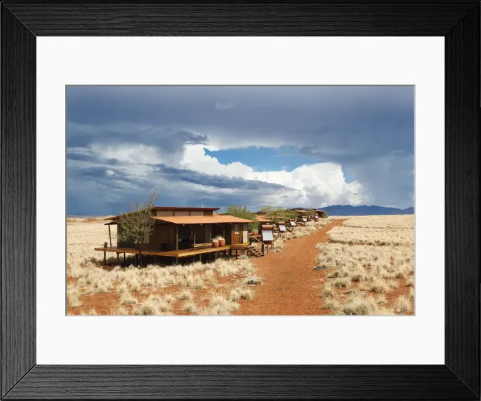 Framed Print : Lodge in NamibRand Nature Reserve, Namibia, Africa