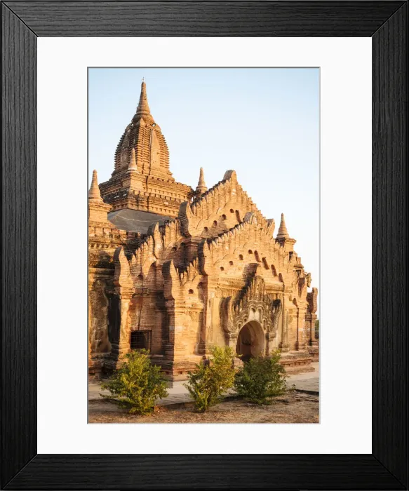 Framed Print : Deserted Temple at dusk, Bagan, Mandalay Region, Myanmar Framed Print : Deserted Temple at dusk, Bagan, Mandalay Region, Myanmar