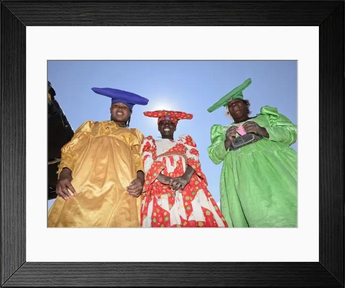 Framed Print : Herero tribal girls portrait, Damaraland, Namibia, Africa Framed Print : Herero tribal girls portrait, Damaraland, Namibia, Africa
