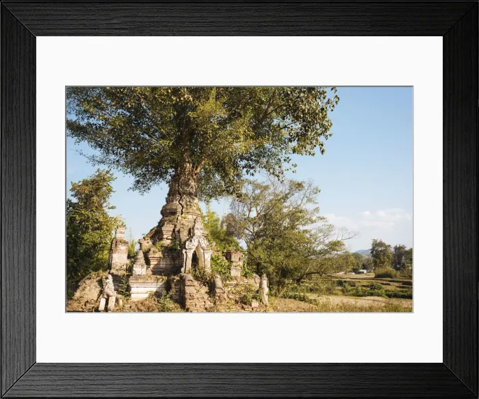 Framed Print : Hsipaw, Shan State, Myanmar, Asia