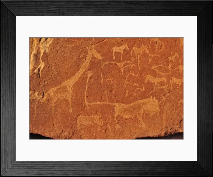 Framed Print : Africa, Namibia, Damaraland, Twyfelfontein, UNESCO World Heritage Site, Rock Art Framed Print : Africa, Namibia, Damaraland, Twyfelfontein, UNESCO World Heritage Site, Rock Art