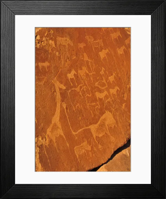 Framed Print : Africa, Namibia, Damaraland, Twyfelfontein, UNESCO World Heritage Site, Rock Art Framed Print : Africa, Namibia, Damaraland, Twyfelfontein, UNESCO World Heritage Site, Rock Art