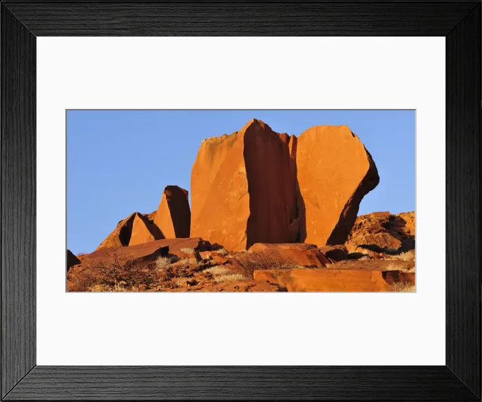 Framed Print : Twyfelfontein, UNESCO World Heritage Site, Damaraland, Namibia, Africa Framed Print : Twyfelfontein, UNESCO World Heritage Site, Damaraland, Namibia, Africa