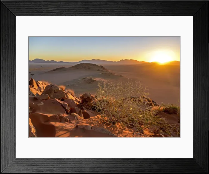 Framed Print : Africa, Namibia. Sunset near the Tiras Mountains Framed Print : Africa, Namibia. Sunset near the Tiras Mountains