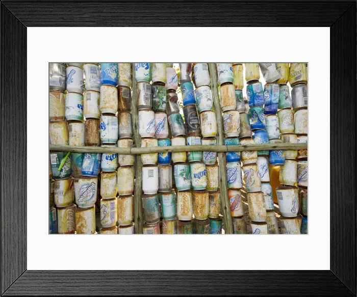 Framed Print : Owamboland, Northern Namibia, Africa. Ovambo village Framed Print : Owamboland, Northern Namibia, Africa. Ovambo village