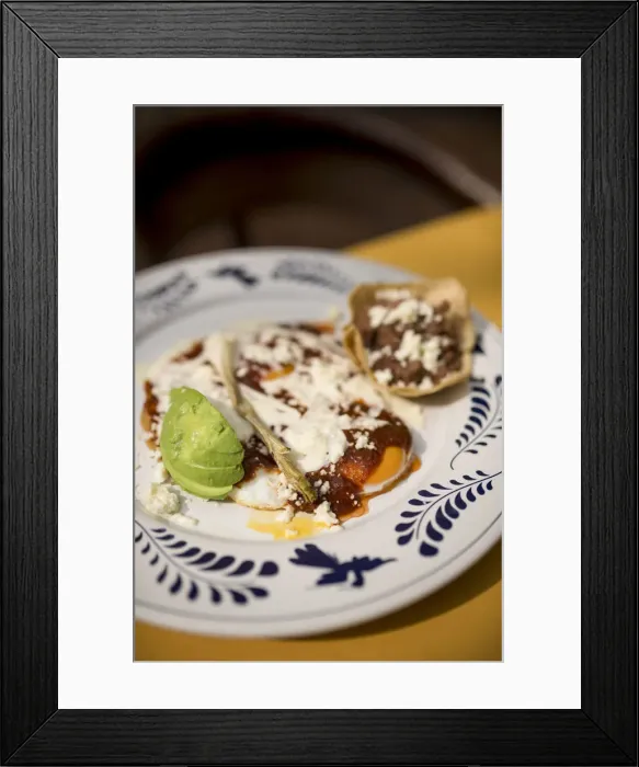 Framed Print : Huevos rancheros, San Miguel de Allende, Guanajuato, Mexico Framed Print : Huevos rancheros, San Miguel de Allende, Guanajuato, Mexico