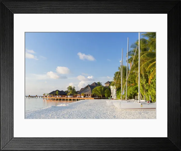 Framed Print : Olhuveli Beach and Spa Resort, South Male Atoll, Kaafu Atoll, Maldives (PR) Framed Print : Olhuveli Beach and Spa Resort, South Male Atoll, Kaafu Atoll, Maldives (PR)