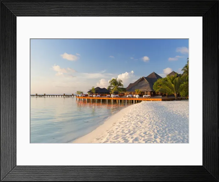 Framed Print : Olhuveli Beach and Spa Resort, South Male Atoll, Kaafu Atoll, Maldives (PR) Framed Print : Olhuveli Beach and Spa Resort, South Male Atoll, Kaafu Atoll, Maldives (PR)