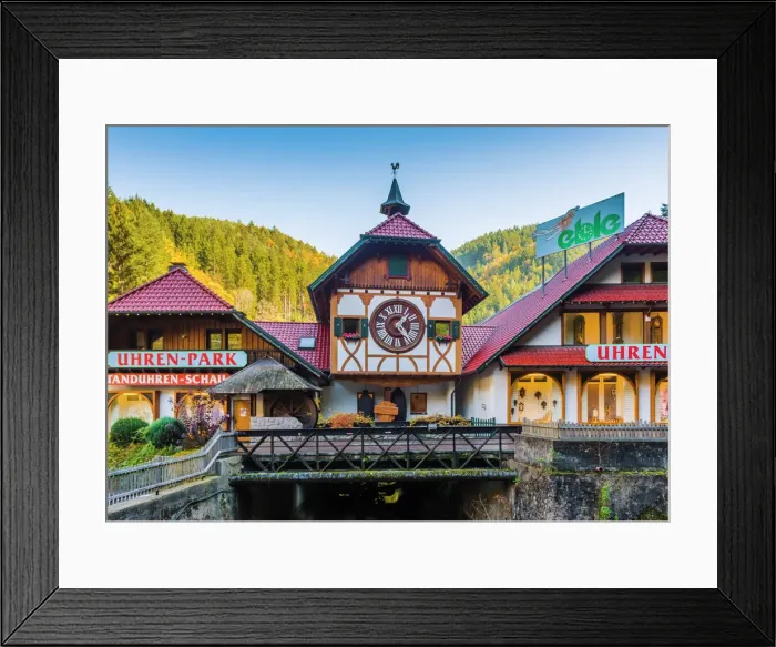 Framed Print : Worlds biggest Cuckoo clock, Black Forest, Baden-Württemberg, Germany Framed Print : Worlds biggest Cuckoo clock, Black Forest, Baden-Württemberg, Germany