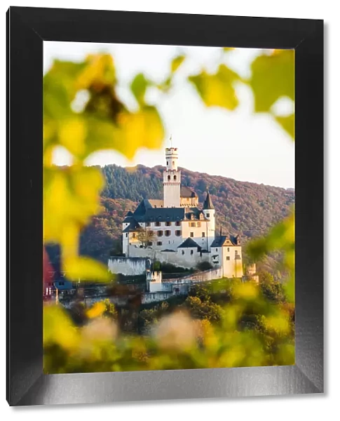 Marksburg Castle, Braubach, Rhein-Lahn-Kreis, Rhineland-Palatinate, Germany