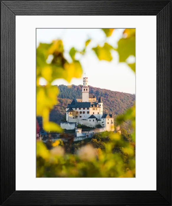 Framed Print : Marksburg Castle, Braubach, Rhein-Lahn-Kreis, Rhineland-Palatinate, Germany Framed Print : Marksburg Castle, Braubach, Rhein-Lahn-Kreis, Rhineland-Palatinate, Germany