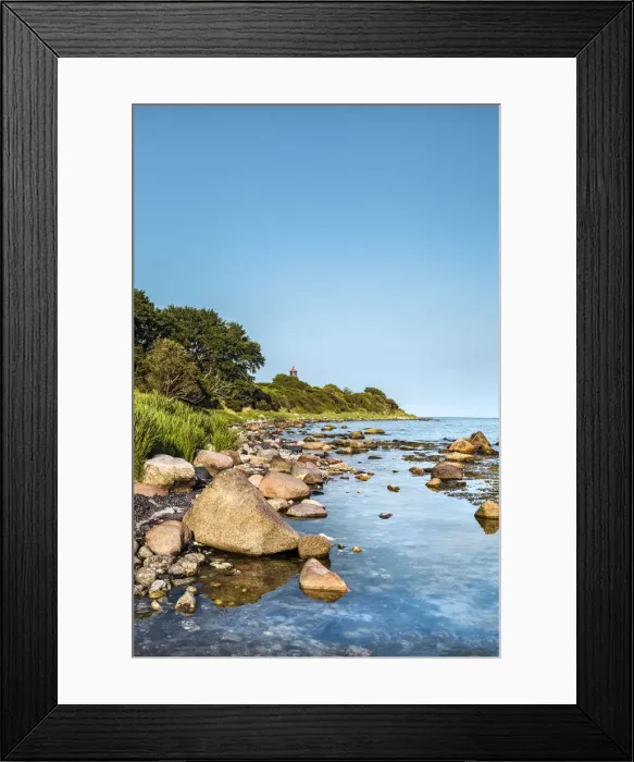 Framed Print : Cliff near Staberhuk lighthouse, Fehmarn island, Baltic coast, Schleswig-Holstein Framed Print : Cliff near Staberhuk lighthouse, Fehmarn island, Baltic coast, Schleswig-Holstein