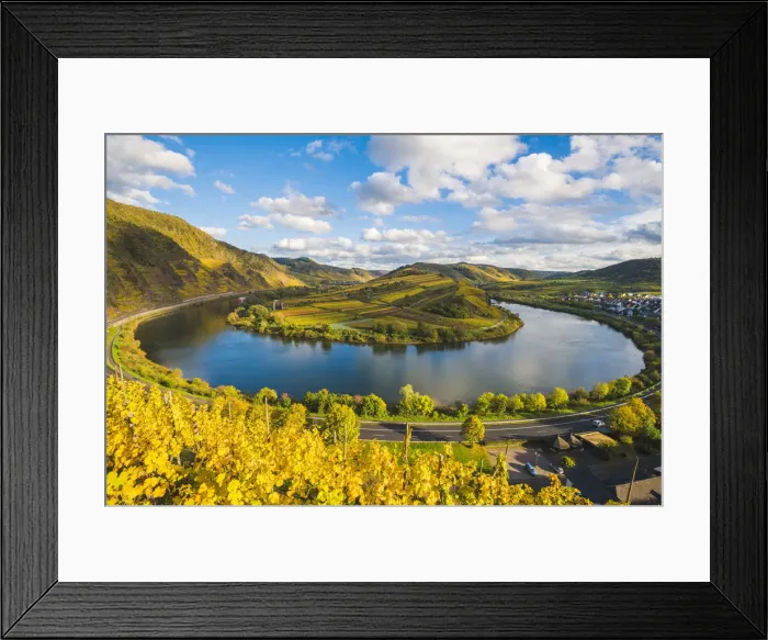Framed Print : Bremm, Cochem-Zell district, Rhineland-Palatinate, Germany Framed Print : Bremm, Cochem-Zell district, Rhineland-Palatinate, Germany