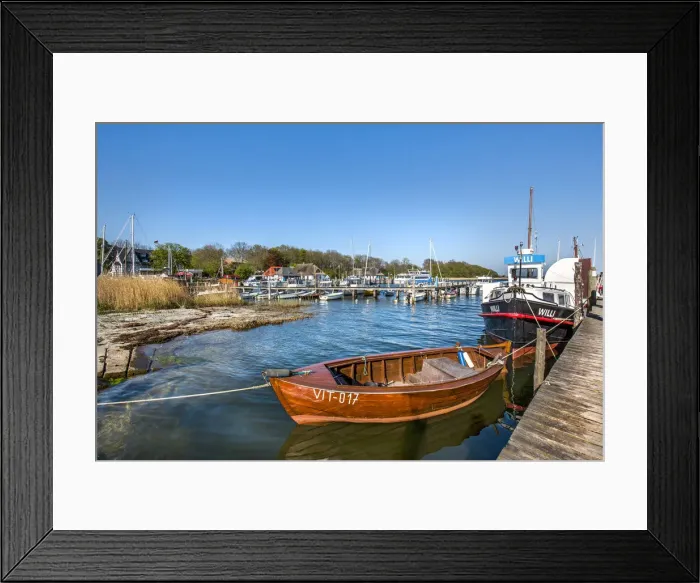 Framed Print : Marina, Kloster, Hiddensee island, Mecklenburg-Western Pomerania, Germany Framed Print : Marina, Kloster, Hiddensee island, Mecklenburg-Western Pomerania, Germany