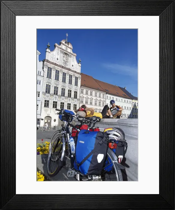 Framed Print : Biking, Allgaeu, Bavaria, Germany Framed Print : Biking, Allgaeu, Bavaria, Germany