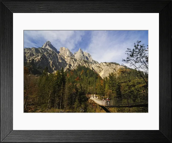 Framed Print : Alps, Berchtesgadener Land, Bavaria, Germany