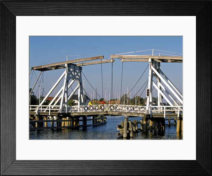 Framed Print : Drawbridge, Wieck, Greifswald, Mecklenburg-Western Pomerania, Germany Framed Print : Drawbridge, Wieck, Greifswald, Mecklenburg-Western Pomerania, Germany