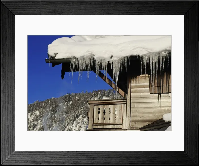 Framed Print : Chalet, Kaiserblick, Reit im Winkl, Chiemgau, Bavaria, Germany Framed Print : Chalet, Kaiserblick, Reit im Winkl, Chiemgau, Bavaria, Germany