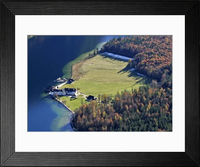Framed Print : Lake Koenigssee, Berchtesgadener Land, Bavaria, Germany Framed Print : Lake Koenigssee, Berchtesgadener Land, Bavaria, Germany