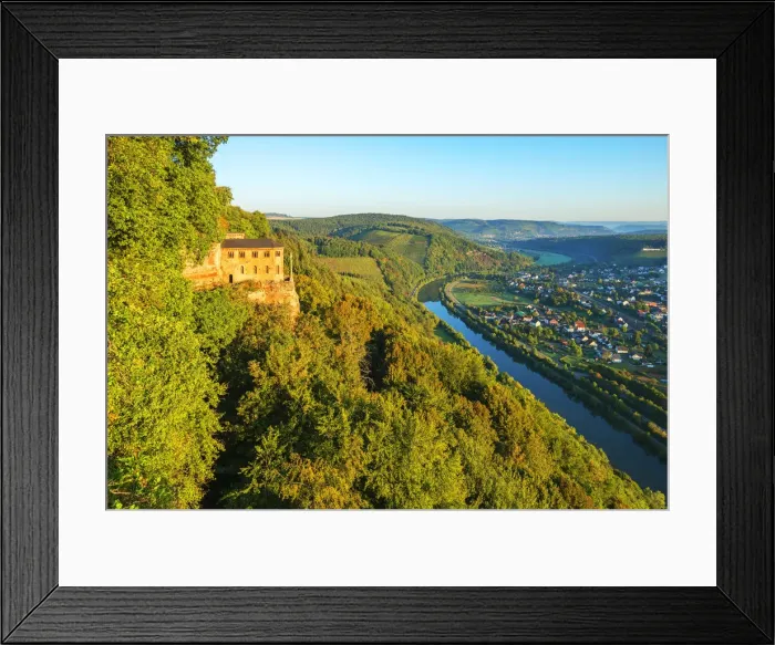 Framed Print : Sepulchral chapel for John of Bohemia built by Karl Friedrich Schinkel, Kastel-Staadt Framed Print : Sepulchral chapel for John of Bohemia built by Karl Friedrich Schinkel, Kastel-Staadt