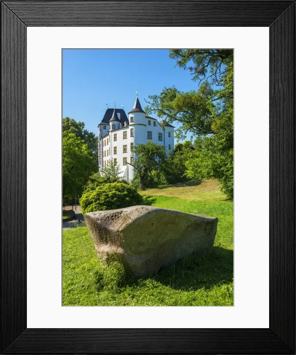 Framed Print : Castle hotel, casino and three star restaurant Victors Residenz, Nennig, Mosel