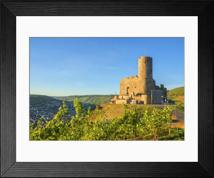 Framed Print : Landshut castle, Bernkastel-Kues, Mosel valley, Rhineland-Palatinate, Germany Framed Print : Landshut castle, Bernkastel-Kues, Mosel valley, Rhineland-Palatinate, Germany