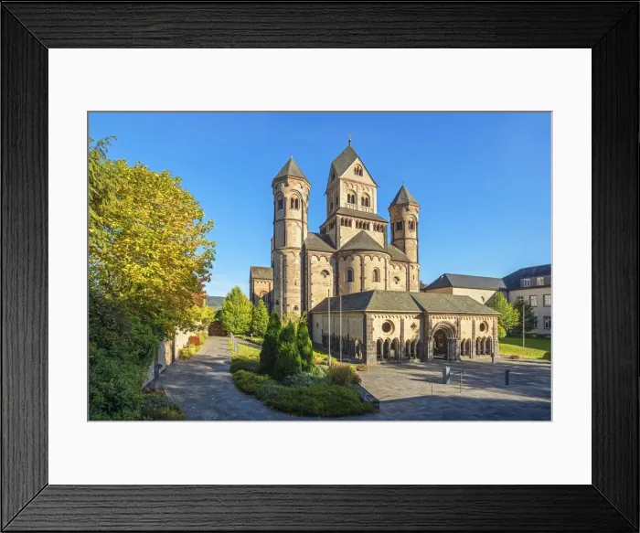 Framed Print : Maria Laach Abbey, Eifel, Rhineland-Palatinate, Germany