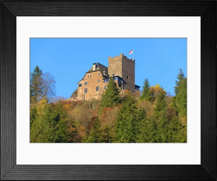 Framed Print : Arras castle, Alf, Mosel valley, Rhineland-Palatinate, Germany Framed Print : Arras castle, Alf, Mosel valley, Rhineland-Palatinate, Germany