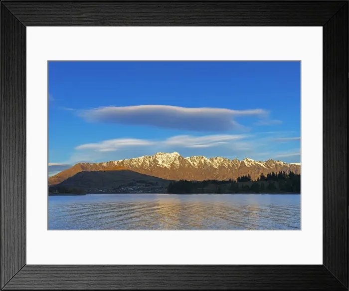 Framed Print : Snow Covered Remarkables Mountain Range, Queenstown, South Island, New Zealand Framed Print : Snow Covered Remarkables Mountain Range, Queenstown, South Island, New Zealand