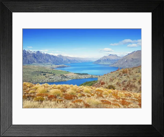Framed Print : Lake Wakatipu and The Remarkables, Queenstown, South Island, New Zealand Framed Print : Lake Wakatipu and The Remarkables, Queenstown, South Island, New Zealand