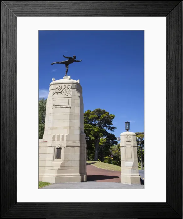 Framed Print : Gate of Auckland Domain, Auckland, North Island, New Zealand Framed Print : Gate of Auckland Domain, Auckland, North Island, New Zealand