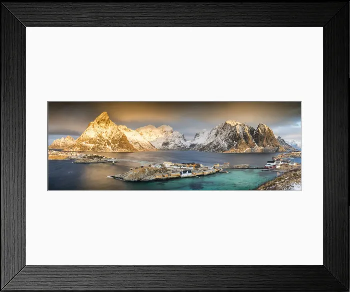 Framed Print : View over Sakrisoy, Lofoten Islands, Norway Framed Print : View over Sakrisoy, Lofoten Islands, Norway