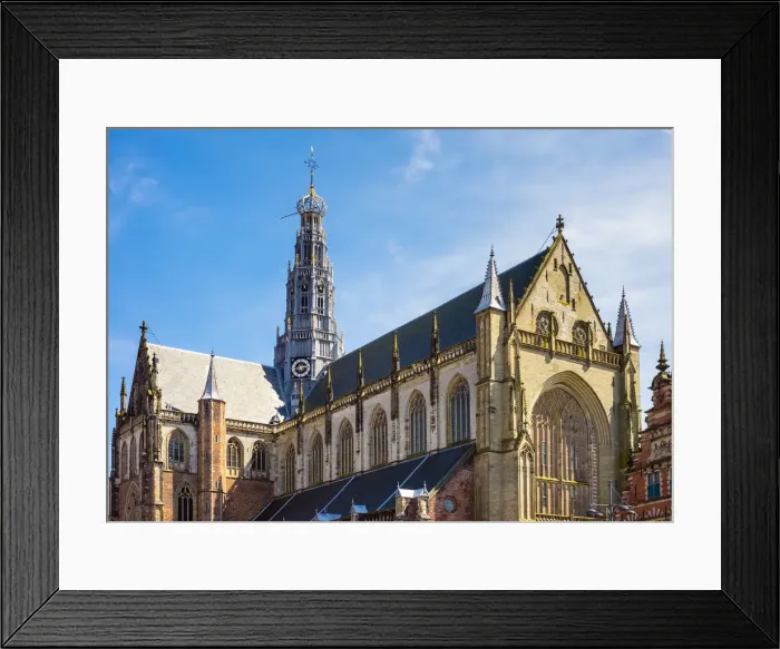 Framed Print : Netherlands, North Holland, Haarlem. Grote Kerk or St Framed Print : Netherlands, North Holland, Haarlem. Grote Kerk or St